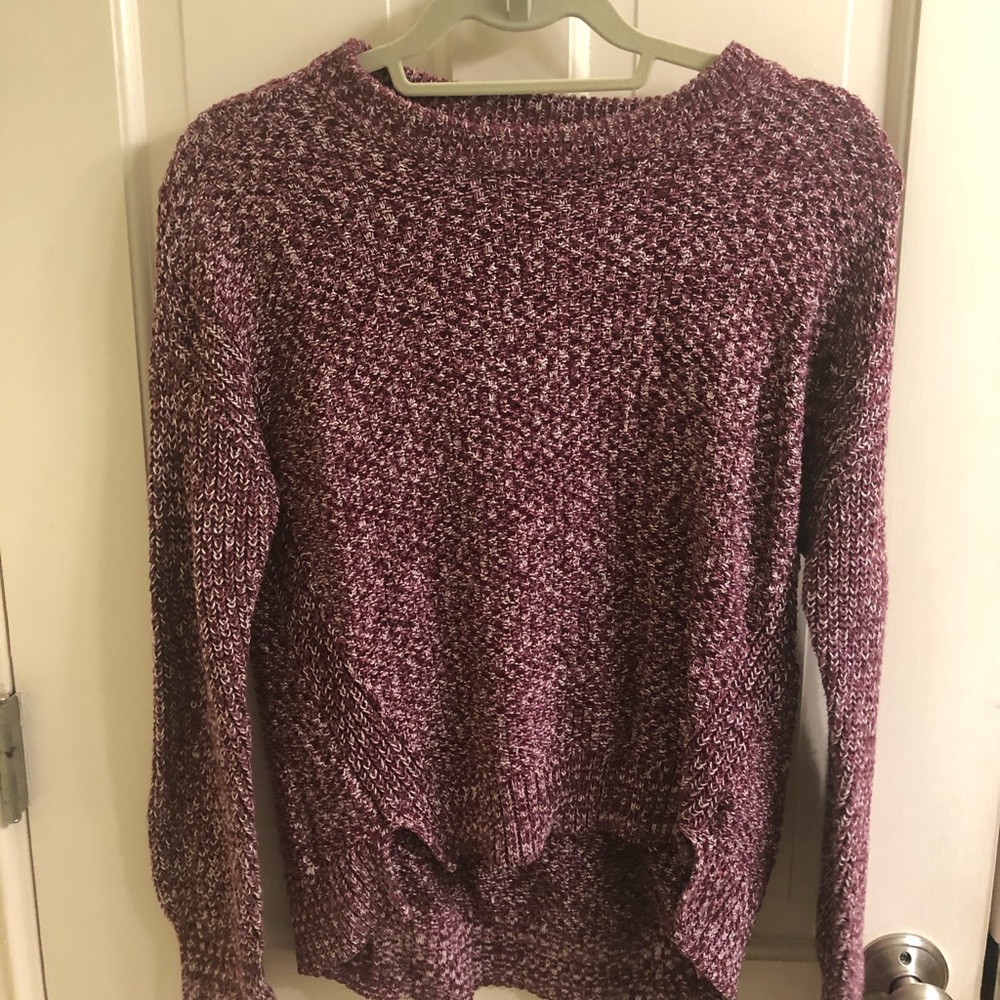 Cozy burgundy sweater